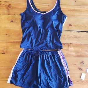 Woman Within Swim Skirtini Set